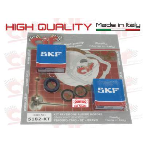 Kit revisione motore Piaggio CIAO SI BRAVO con cuscinetti C3 paraoli guarnizioni