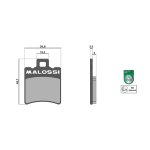 Pastiglie freno MALOSSI per pinza SIP - S10