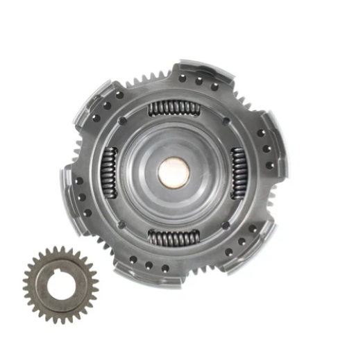 Rapporti 24-72 denti dritti EVOK Iron Clutch MULTISPRING con cestello rdp in alluminio e parastrappi rinforzato per Vespa 50, 90, 125 ET3 Primavera, PK