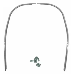 SALVABORDO BORDO SCUDO CROMATO PER VESPA GS 160 VSB1T CON VITI _