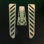 Set pedane in acciaio inox BOLLA ELABORAZIONI per Vespa PX