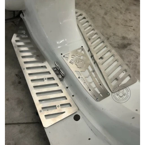 Set PEDANE VESPA FORI ORIGINALI BOLLA ELABORAZIONI per Vespa SMALLFRAME
