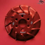Ventola FABBRI RACING accensione SIP alluminio cnc anodizzata rossa LEGGERA 270G