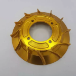 Ventola Per Accensione elettronica Vespa VMC In Cnc 10 Alette - ORO