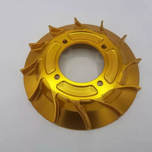 Ventola Per Accensione elettronica Vespa VMC In Cnc 10 Alette - ORO