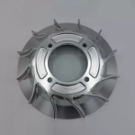 Ventola Per Accensione elettronica Vespa VMC In Cnc 12 Alette - ARGENTO