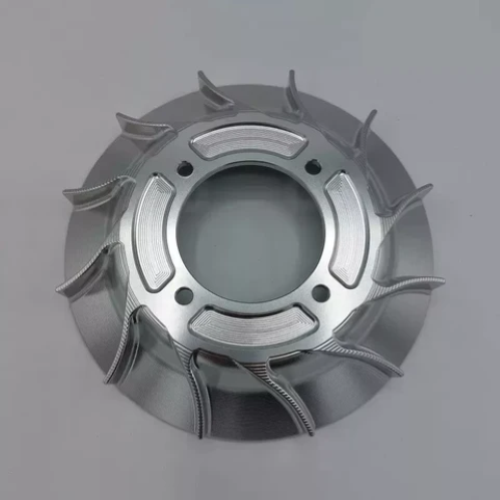 Ventola Per Accensione elettronica Vespa VMC In Cnc 12 Alette - ARGENTO