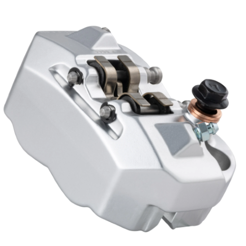 Pinza freno radiale SIP PERFORMANCE, 4 pistoncini, argento/nero