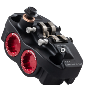 Pinza freno NERO/ROSSO SIP RADIALE 20mm con supporto pinza freno anteriore radiale 82mm anteriore per Vespa 50 Special L N R 90 125 primavera et3 PK