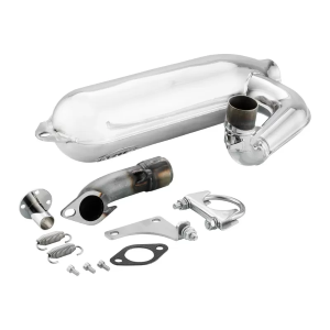 Marmitta VMC SILURO SPORT CROMATA Per Vespa Small Frame