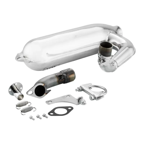 Marmitta VMC SILURO SPORT CROMATA Per Vespa Small Frame