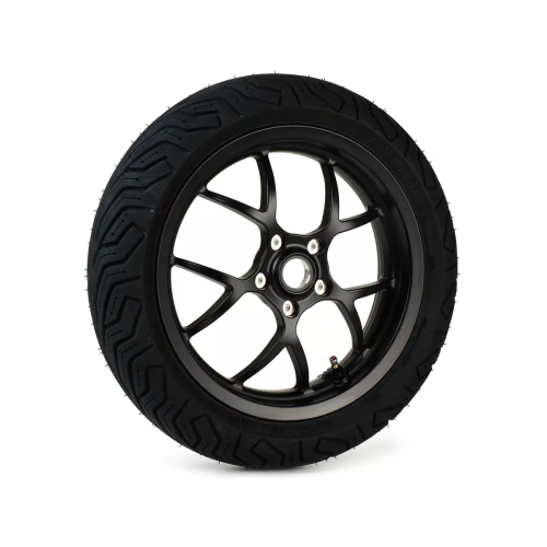 Ruota completa -BGM PRO SPORT 13 pollici- MICHELIN City Grip 2 140/60-13 - Vespa GTS, GTS Super, GTV, Sei Giorni, GT 60, GT, GT L 125-310cc - nero opaco