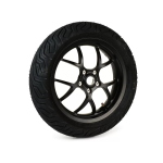 Ruota anteriore completa -BGM PRO SPORT 13 pollici- MICHELIN City Grip 2 130/60-13 - Vespa GTS, GTS Super, GTV, Sei Giorni, GT 60, GT, GT L 125-310cc - nera opaca