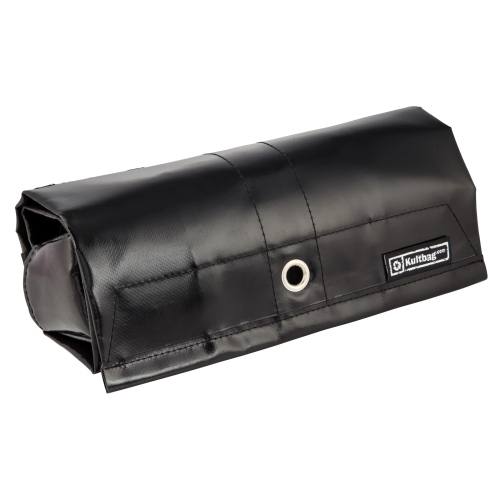 Borsa porta attrezzi SIP by Kultbag per Vespa, 640x270mm, in telo per camion riciclato, nera, senza attrezzi